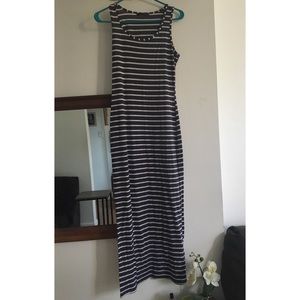 Striped long dress
